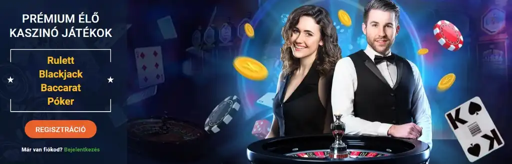 20Bet élő kaszinó játékok: rulett, blackjack, baccarat és póker valódi osztókkal és prémium játékélménnyel.
