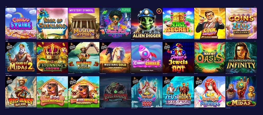Betmatch Casino játékok népszerű nyerőgépekkel, bónuszfunkciókkal és jackpot lehetőségekkel.