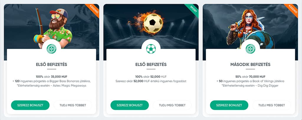  Ivibet Casino első és második befizetési bónuszok részletes bemutatása.