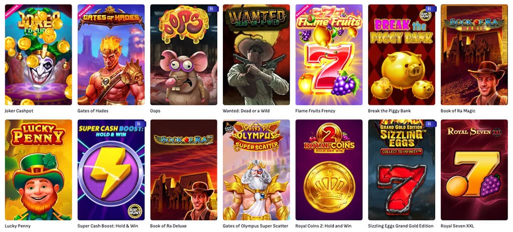 BankonBet Casino nyerőgépek – népszerű online slot játékok listája.