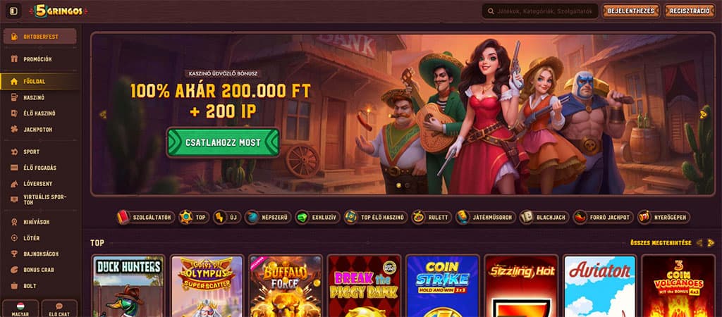 5Gringos Casino, üdvözlő bónusz, bonus crab