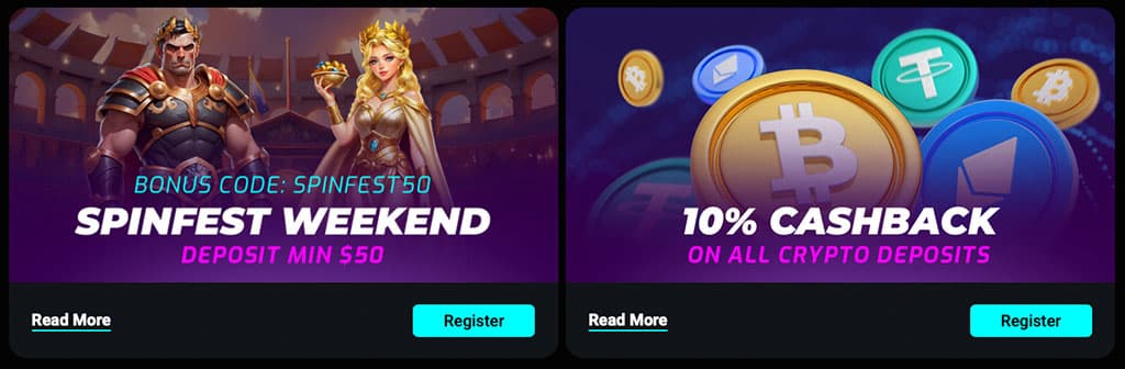 ingyenes pörgetés Spinfest Weekend bónusz.
