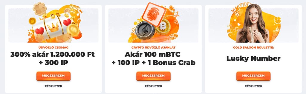50 ingyen pörgetés heti reload bonus az online kaszinóban.