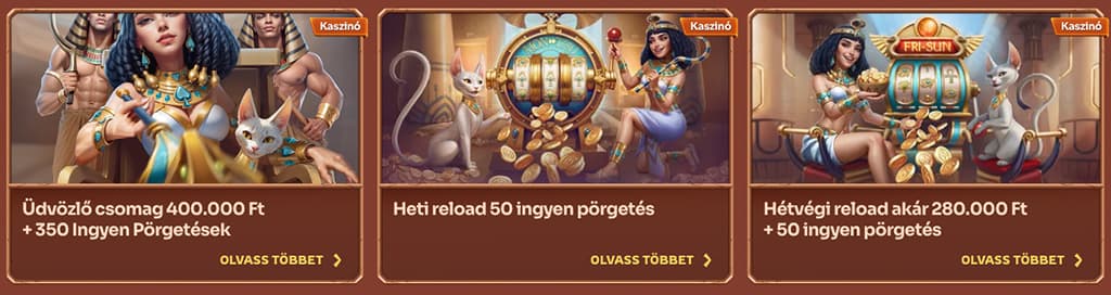Egyéb Cleobetra bonus ajánlatok és VIP-program.