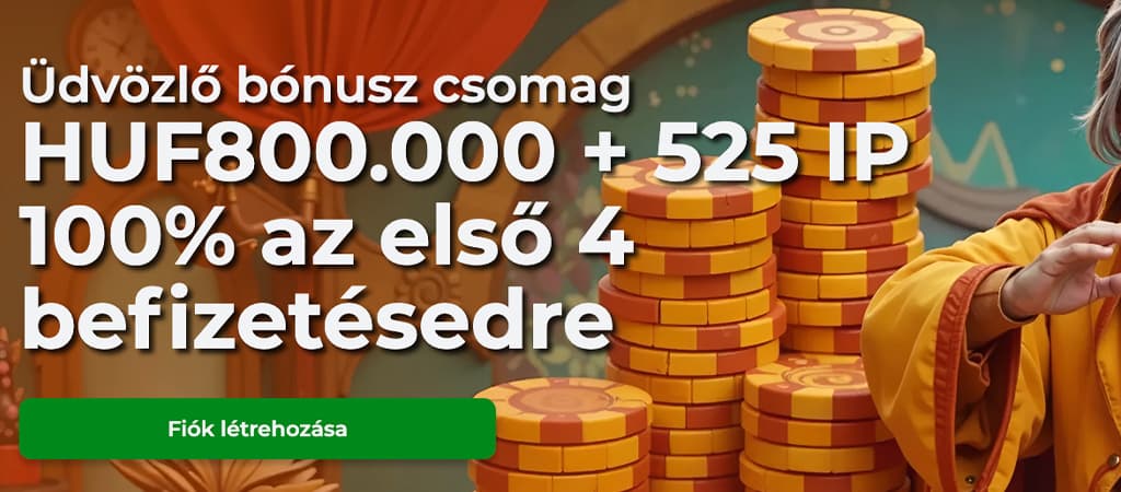 ingyenes pörgetés üdvözlő bónusz csomag.