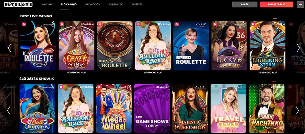 Hot slot casino, blackjack, roulette, baccarat