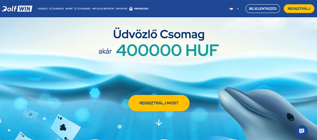 Csobbanj egyet a Dolfwin Casino bónuszai közé!