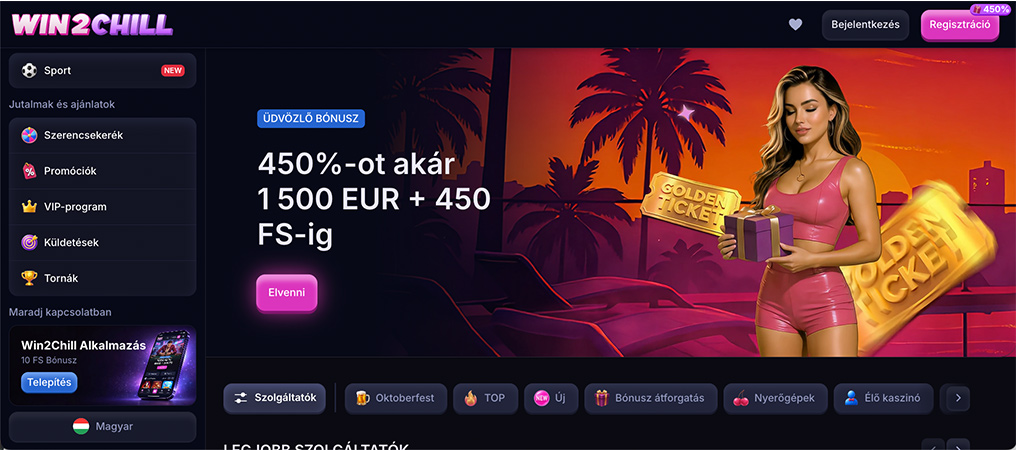 Win2Chill, ahol a valódi nyereményeket találod